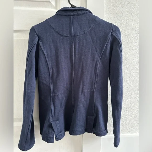 Ecru Style Women's Navy Blazer Jacket - Picture 3 of 7